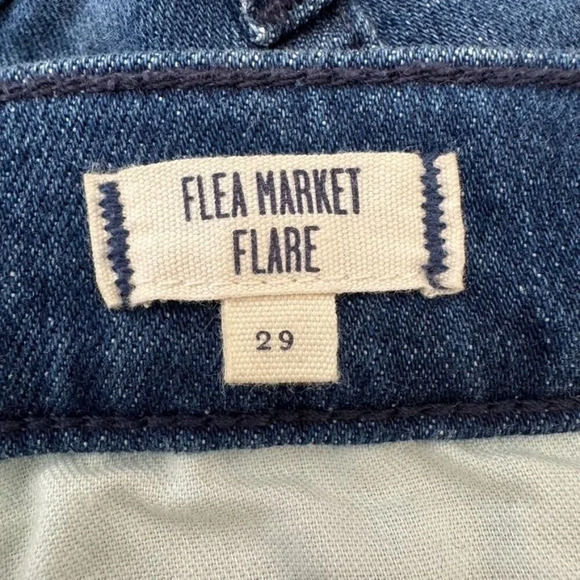 Madewell Flea Market Flare High Waist med Blue Wash Jeans Size 29 Tall - Picture 6 of 8